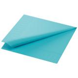 Duni Zelltuch Servietten 3-lagig, 33 x 33 cm, 1/4 Falz, mint blue 1 Karton = 4 x 250 Stück