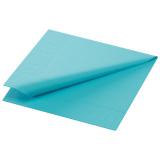 Duni Zelltuch Servietten 3-lagig, 24 x 24 cm, 1/4 Falz, mint blue 1 Karton = 8 x 250 Stück