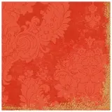 Duni Zelltuch Servietten 3-lagig, 40 x 40 cm, 1/4 Falz, Royal mandarin 1 Karton = 4 x 250 Stück