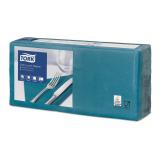 TORK Advanced Soft Lunchservietten 1-lagig, 33 x 32,6 cm, 1/4 Falz, blaugün 1 Karton = 1500 Stück