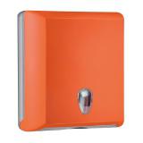 racon Colored-Edition designo M Falthandtücher-Spender soft touch, Kunststoff orange 