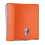 racon Colored-Edition designo M Falthandtücher-Spender soft touch, Kunststoff orange 