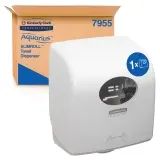 Kimberly-Clark Aquarius Slimroll Papierhandtücher Rollenspender Kunststoff weiß 