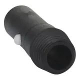 Vikan Adapter, von Klick zu Gewinde, Ø 26 mm, 78 mm, schwarz  