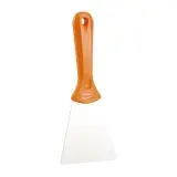 Vikan Schaber, Handmodell, 100 mm Edelstahlblatt orange