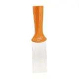 Vikan Schaber, Stielmodell 50 mm Edelstahlblatt orange