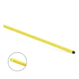 HACCP Glasfaser-Stiel 150 cm Gewinde gelb 