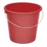 Haushaltseimer 5 l Kunststoff rot