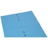 DEISS PREMIUM Abfallsäcke, 70 l, 150 my, blau 575 x 1000 x 0,15 mm, LDPE aus Recycling 1 Karton = 150 Stück