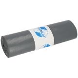 DEISS PREMIUM Abfallsäcke, 70 l, 50 my, grau 575 x 1000 x 0,05 mm, LDPE aus Recycling 1 Rolle = 25 Stück