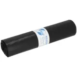 DEISS PREMIUM Abfallsäcke, 120 l, Typ 60, schwarz 700 x 1100 mm, LDPE aus Recycling 1 Rolle = 25 Stück