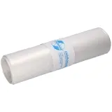 DEISS PREMIUM Abfallsäcke, 120 l, 70 my, transparent 700 x 1100 x 0,07 mm, LDPE aus Recycling 1 Rolle = 25 Stück