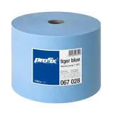 profix tiger blue Wischtuchrolle 1-lagig, 34 x 29,5 cm, Zellstoff, blau 1 Rolle = 800 Blatt