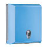 racon Colored-Edition designo M Falthandtücher-Spender soft touch, Kunststoff blau 