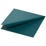 Duni Zelltuch Servietten 3-lagig, 24 x 24 cm, 1/4 Falz, ocean teal 1 Karton = 8 x 250 Stück