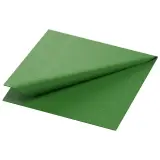 Duni Zelltuch Servietten 3-lagig, 24 x 24 cm, 1/4 Falz, leaf green 1 Karton = 8 x 250 Stück