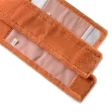 Mopptex Mikrofasermopp TROCKEN 80 cm, orange, mit MF Stoff als Tasche 1 Karton = 40 Stück