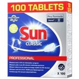 Sun Professional Classic Tabs Geschirrspültabletten für Haushaltsgeschirrspüler 1 Karton = 100 Tabs