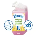 Kimberly-Clark KLEENEX normale Waschlotion rosa, parfümiert, 1 l Patrone 1 Karton = 6 Patronen a 1 l