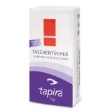 tapira Taschentücher Top 4-lagig, hochweiß, Zellstoff 1 Pack = 10 x 10 Stück