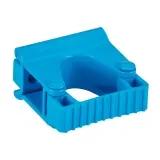 Vikan Hygienische Wandhalterung Gummi-Clip-Modul, 82 mm blau