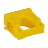 Vikan Hygienische Wandhalterung Gummi-Clip-Modul, 82 mm gelb