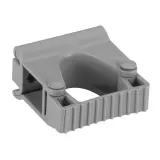 Vikan Hygienische Wandhalterung Gummi-Clip-Modul, 82 mm grau