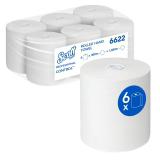 Kimberly-Clark Scott Control Rollenhandtücher 1-lagig  Rolle a 300 m, weiß 1 Pack = 6 Rollen