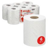 Kimberly-Clark WypAll Reach Papierwischtuch für Lebensmittel & Hygiene 1-lagig, 38 x 18.3 cm, weiß 1 Pack = 6 Rollen