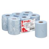 Kimberly-ClarkWypAll Reach Papierwischtuch 1-lagig, 38 x 18,3 cm, blau 1 Pack = 6 Rollen