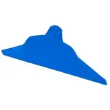 KERBL Gülleschieber mit Stielhalter Kotschaber blau 36 cm breit