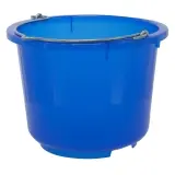 KERBL Stalleimer 12 Liter Ø 33 cm Baueimer blau transparent (lebensmittelecht) KERBL Stalleimer 12 Liter Ø 33 cm Baueimer blau transparent (lebensmittelecht)