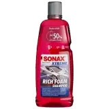 SONAX XTREME RichFoam Shampoo Schaum-Shampoo mit kraftvoller Schmutzlösung 1 l Flasche