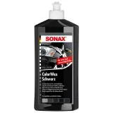 SONAX ColorWax schwarz Lackkonservierung mit Farbpigmenten und Wachsanteilen 500 ml Flasche