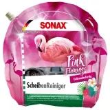 SONAX ScheibenReiniger gebrauchsfertig Pink Flamingo für die Scheiben- und Scheinwerferwaschanlage 3 l Beutel