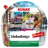 SONAX ScheibenReiniger gebrauchsfertig Havana Love für die Scheiben- und Scheinwerferwaschanlage 3 l Beutel