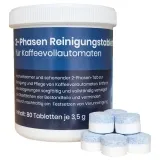 2-Phasen Reinigungstabletten für Kaffeevollautomaten 1 Dose = 80 Tabletten