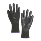 Kimberly-Clark KleenGuard G40 polyurethanbeschichtete Handschuhe, schwarz, Gr. 7 1 Karton = 60 Paar