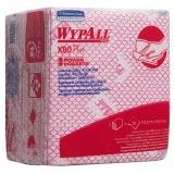 Kimberly-Clark WypAll X80 Plus Wischtücher 34, 5 x 33, 5 cm, viertelgefaltet, rot 1 Pack = 30 Tücher