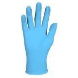 Kimberly-Clark KleenGuard G10 Comfort Plus Blaue Nitril-Handschuhe 24 cm. beidhändig tragbar, blau, Gr. XS 1 Box = 100 Stück