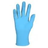 Kimberly-Clark KleenGuard G10 Comfort Plus Blaue Nitril-Handschuhe 24 cm. beidhändig tragbar, blau, Gr. S 1 Box = 100 Stück