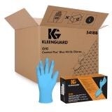 Kimberly-Clark KleenGuard G10 Comfort Plus Blaue Nitril-Handschuhe 24 cm. beidhändig tragbar, blau, Gr. L 1 Box = 100 Stück