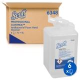 Kimberly-Clark Scott Control Anti Bac Foam Soap antibakterielle, unparfümierte Handseife 1 Karton = 6 x 1 l Patronen