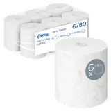 Kimberly-Clark Kleenex Ultra Rollenhandtücher 2-lagig, Rolle a 150 m, weiß 1 Pack = 6 Rollen