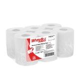 Kimberly-Clark WypAll L10 Papierwischtuch für Service & Einzelhandel 1-lagig, 38 x 18,5 cm, weiß, Rolle a 390 Blatt 1 Pack = 6 Rollen