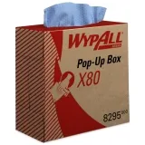 Kimberly-Clark WypAll X80 Wischtücher Zupfbox 1-lagig, 42,7 x 21,2 cm, blau 1 Box = 80 Tücher