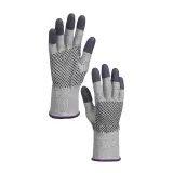 Kimberly-Clark KleenGuard G60 Endurapro Schnittfeste Handschuhe Level 3 beidhändig tragbar, grau / lila Gr. 8