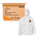 Kimberly-Clark KleenGuard A50 Laborjacke, atmungsaktive mit Kapuze Gr. XXL