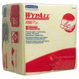 Kimberly-Clark WypAll X80 Plus Wischtücher 34, 5 x 33, 5 cm, viertelgefaltet, gelb 1 Pack = 30 Tücher