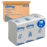 Kimberly-Clark Kleenex Falthandtücher, MultiFold 2-lagig,  24,1 x 19,1 cm, weiß 1 Karton = 2700 Tücher